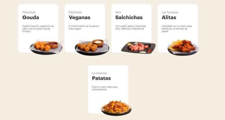 Entrantes en la Cervecería 100 Montaditos