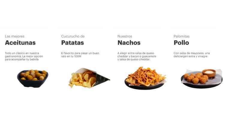 Entrantes en la Cervecería 100 Montaditos