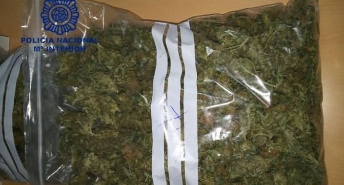 Marihuana intervenida en Córdoba y Málaga