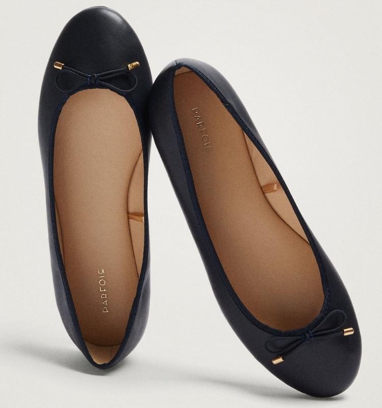 Bailarinas negras con lazo de Parfois