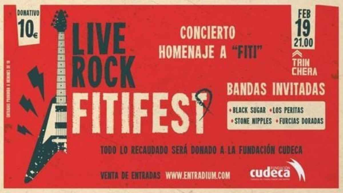 Cartel del III Fitifest, en la Sala La Trinchera de Málaga