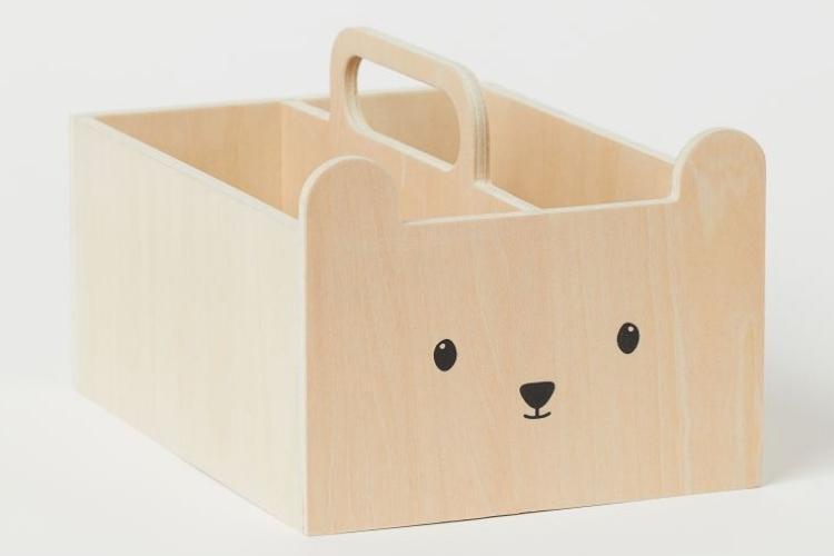 Caja de almacenaje de plywood