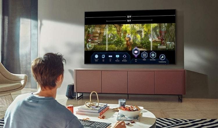 El televisor de pantalla plana Neo QLED 4K de la firma Samsung