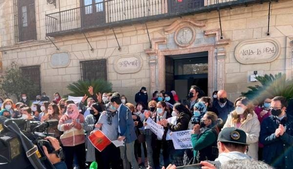 Manifestación de repulsa por el crimen de Alcalá la Real