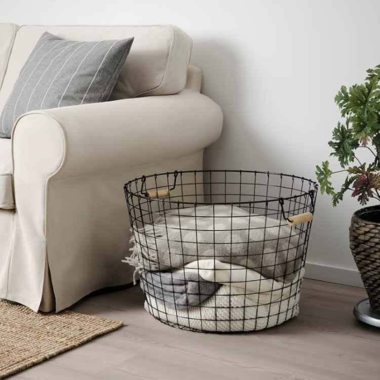 Cesta de almacenaje con estampado (1)