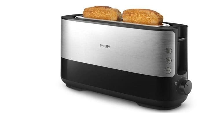 Tostador Philips de acero inoxidable