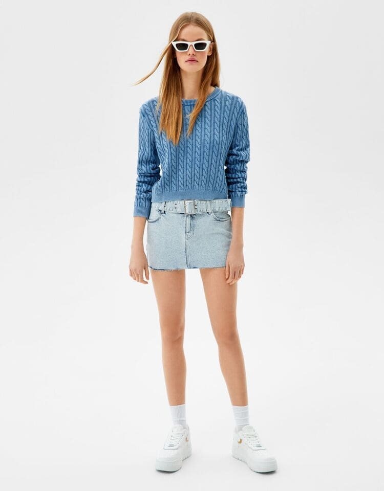 Jersey trenzado Bershka