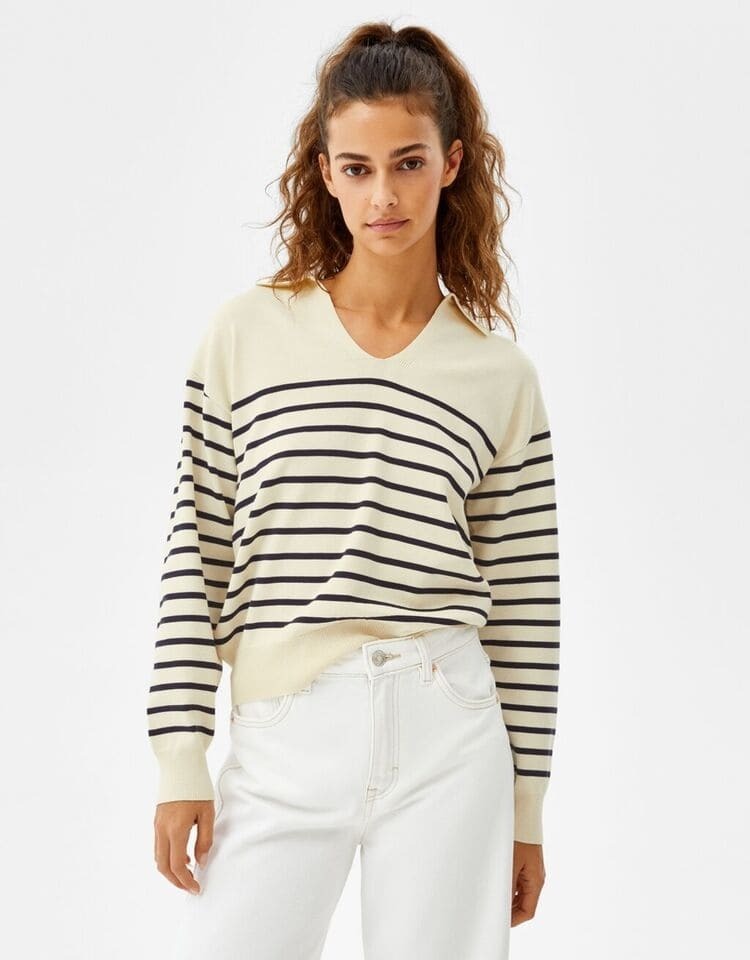 Jersey de cuello polo