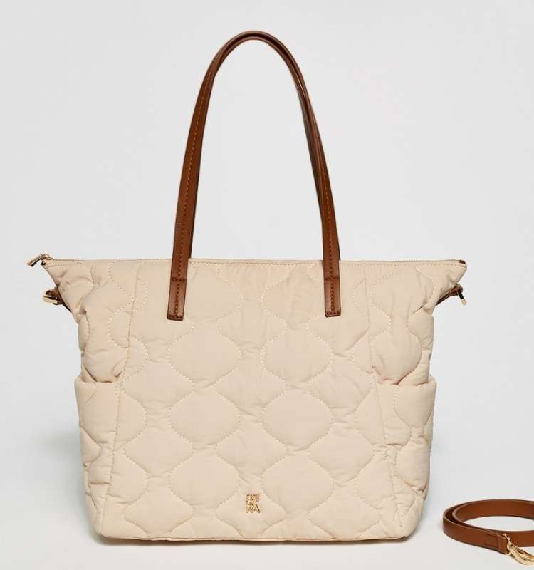 Bolso shopper acolchado