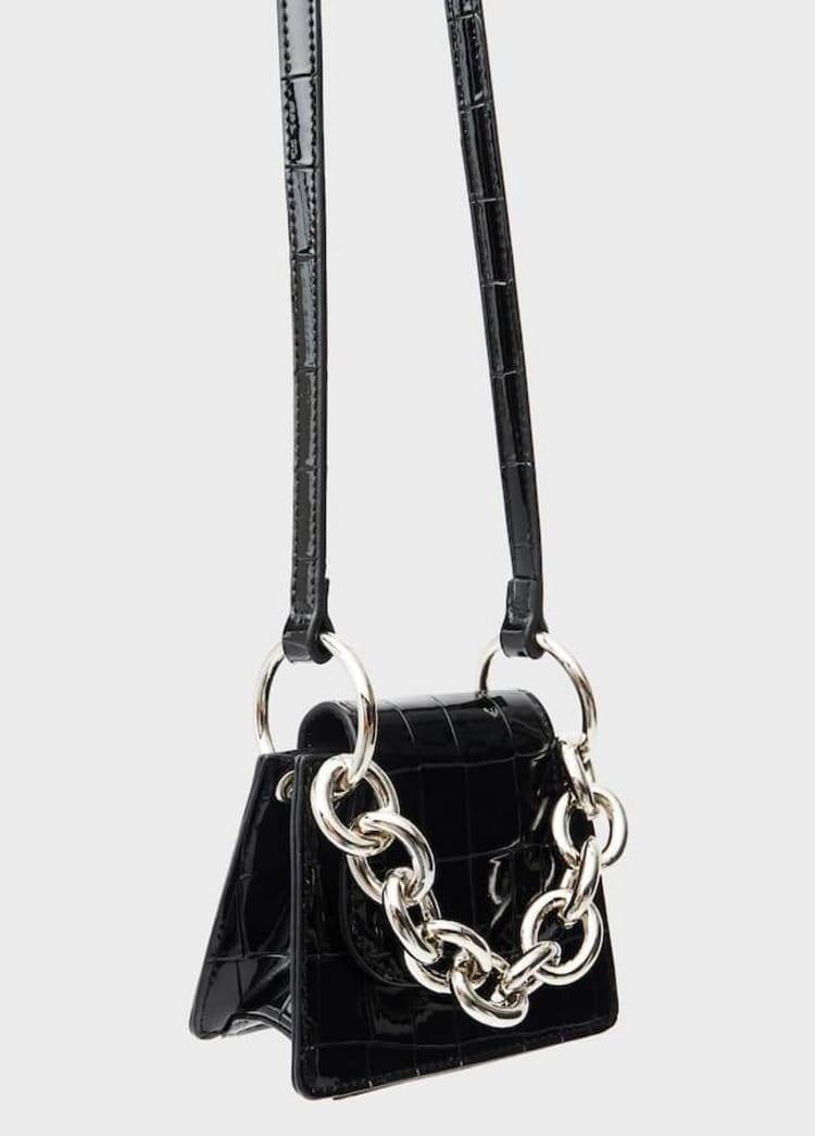 Mini bolso con cadena Stradivarius