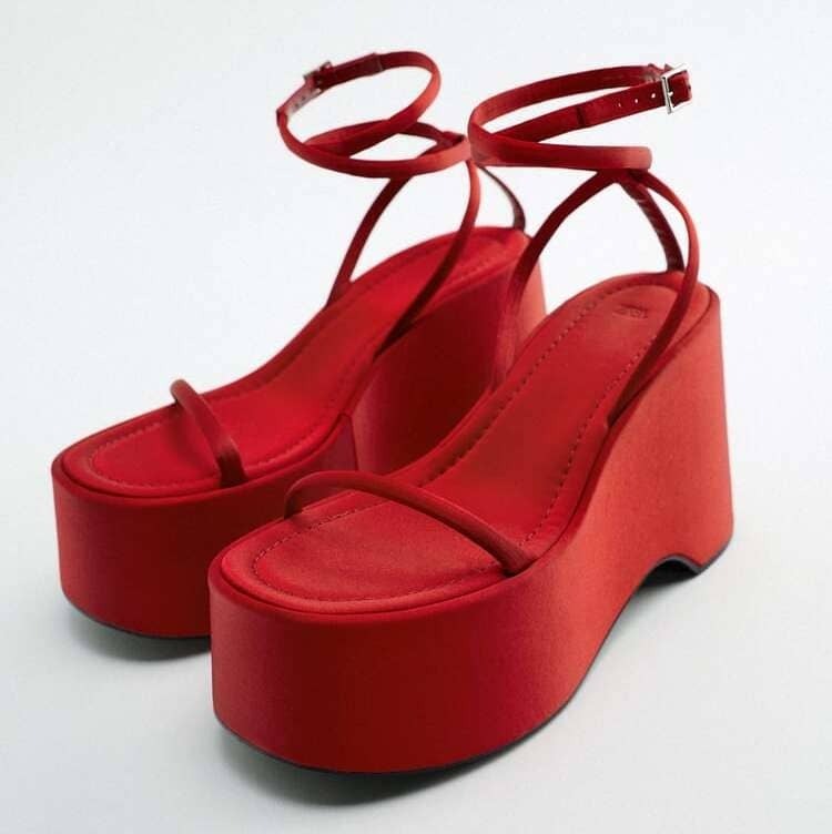 Sandalia plataforma raso