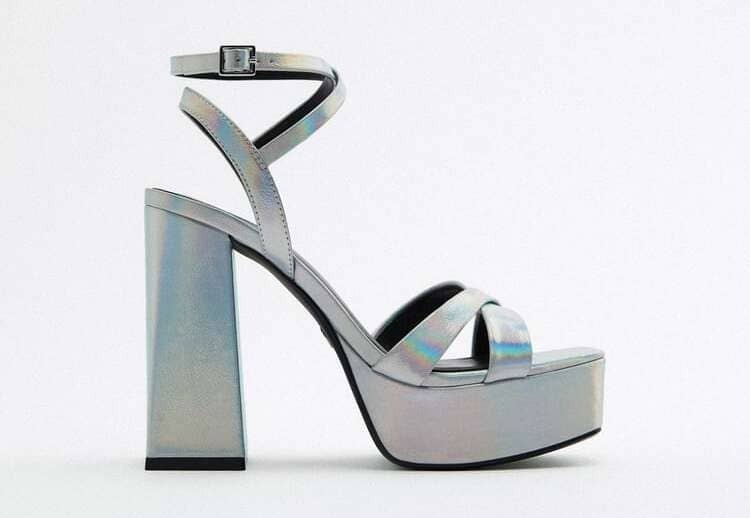 Sandalia tacón plataforma