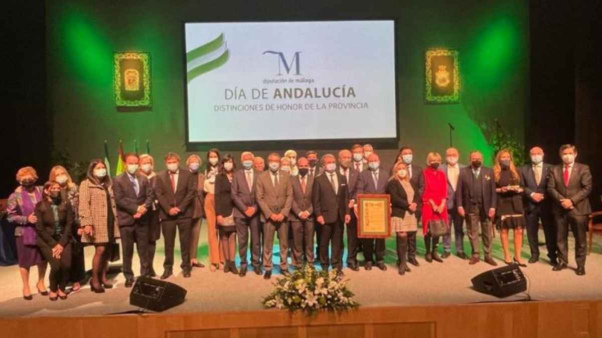 Acto de entrega de los premios 'M de Málaga' de la Diputación de Málaga