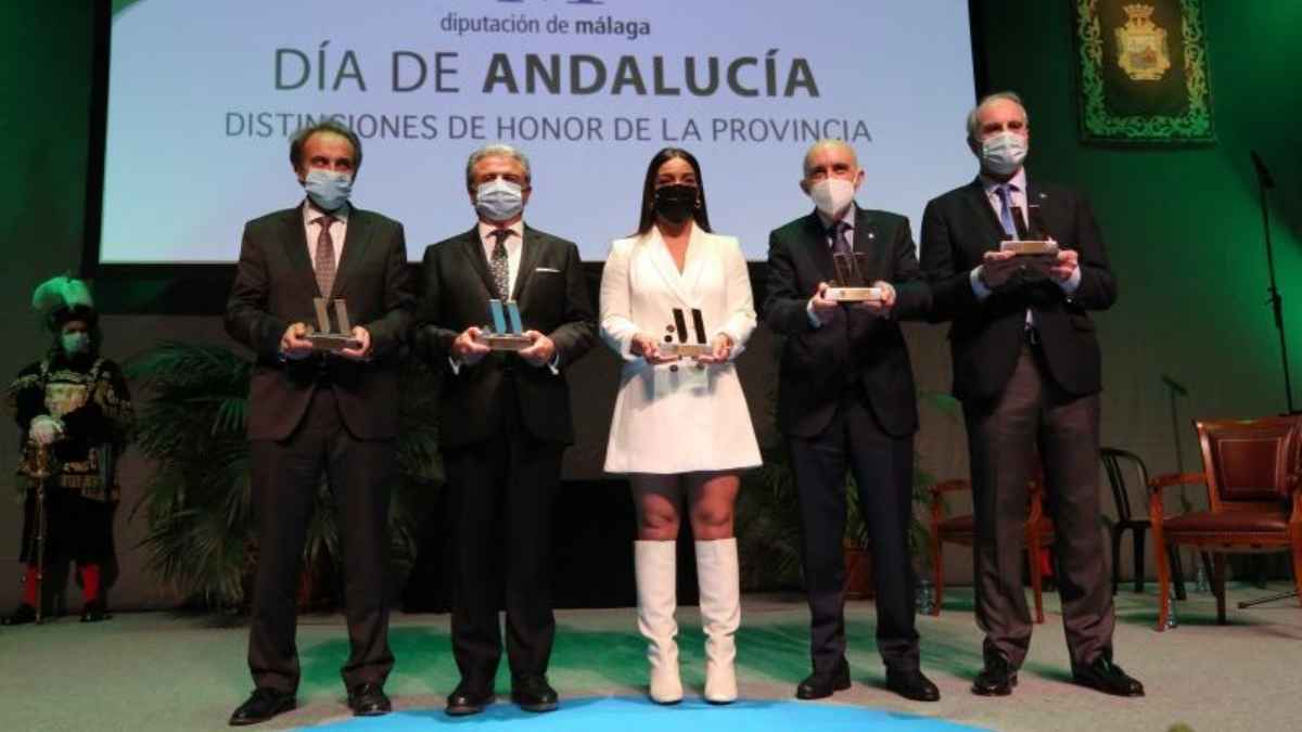 Acto de entrega de los premios 'M de Málaga' de la Diputación de Málaga