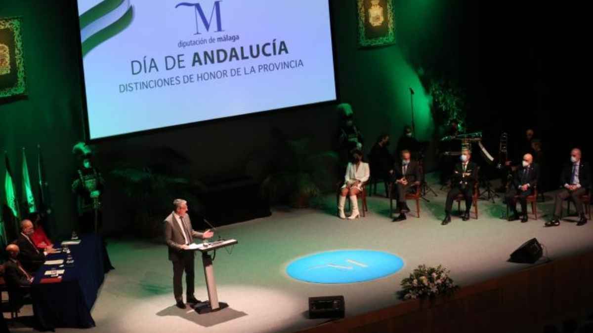 Acto de entrega de los premios 'M de Málaga' de la Diputación de Málaga