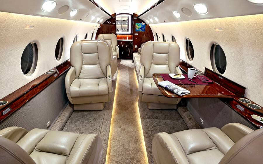 Interior del Gulfstream G200