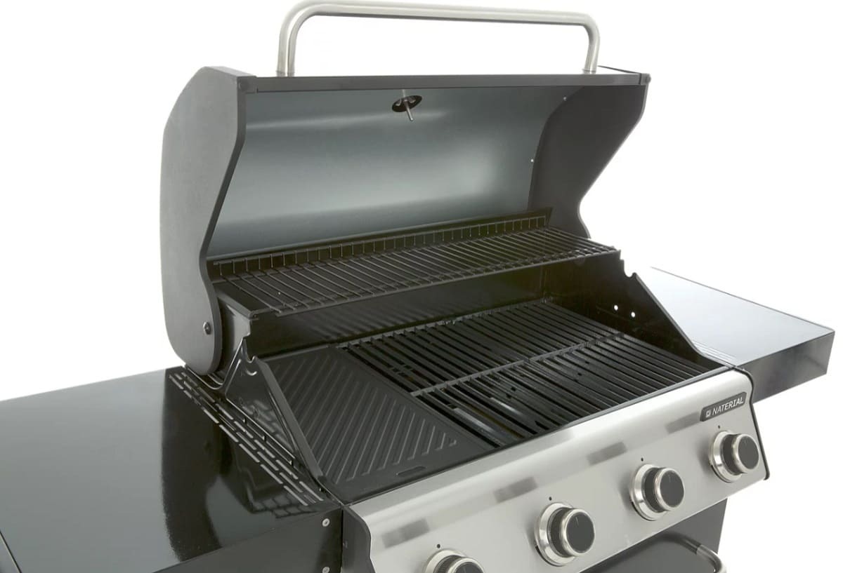 La barbacoa de gas Naterial Kenton de 4 quemadores de Leroy Merlin