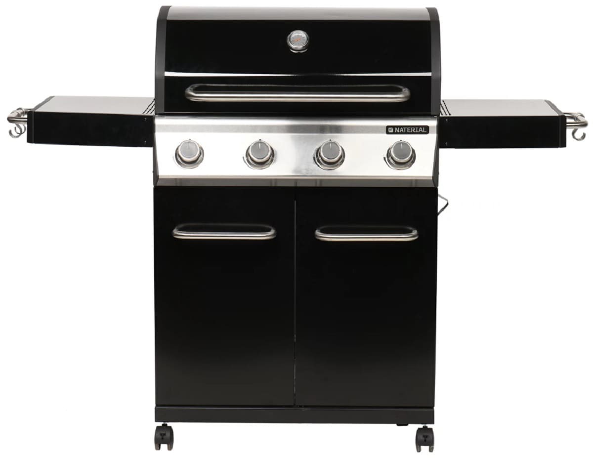 La barbacoa de gas Naterial Kenton de 4 quemadores de Leroy Merlin