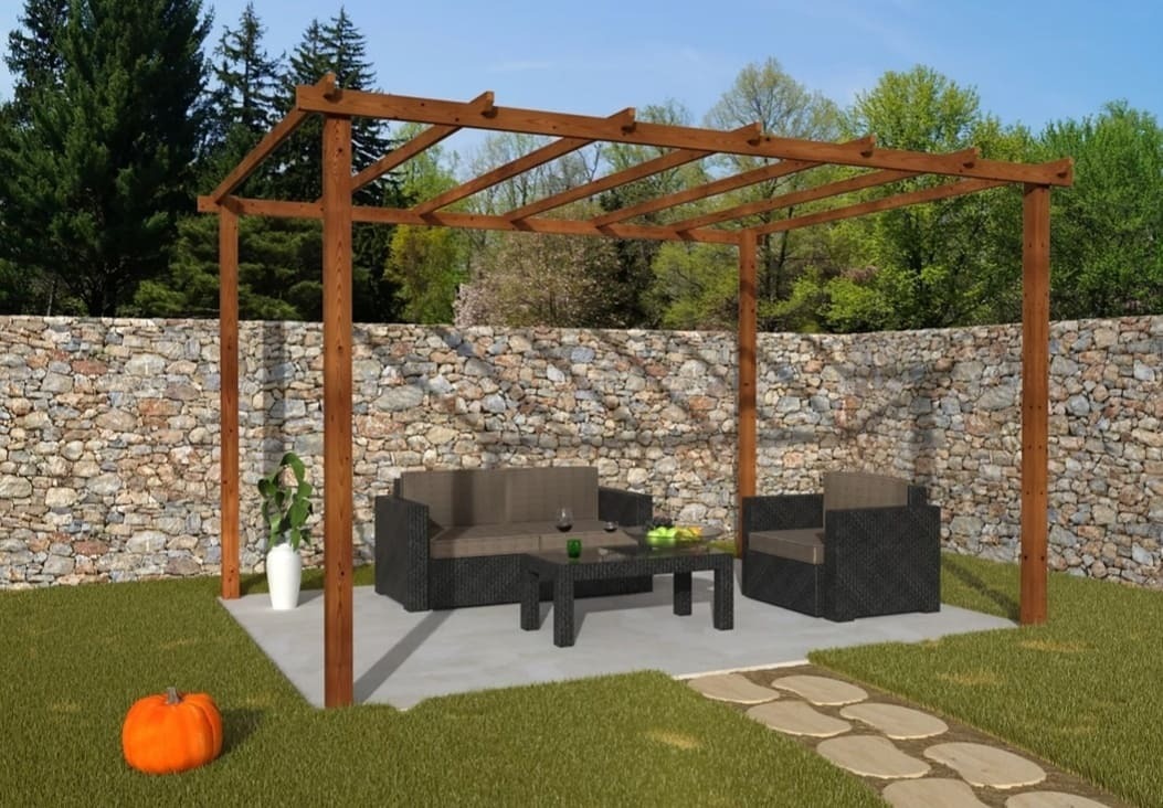 Pérgola TANGER de madera