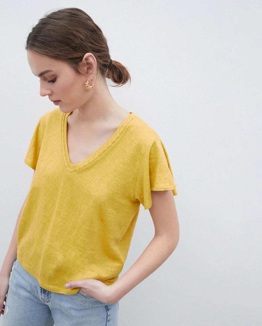 Camiseta cuello de pico Fórmula Joven