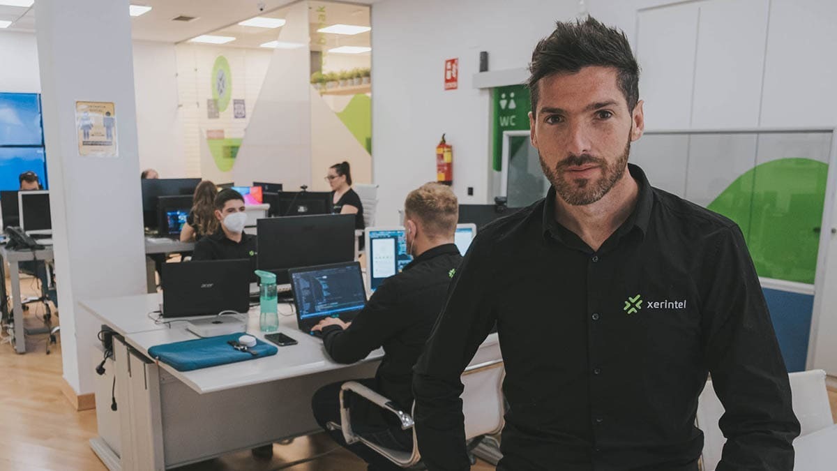 Alberto Alcantara en las instalaciones de Xerintel 2