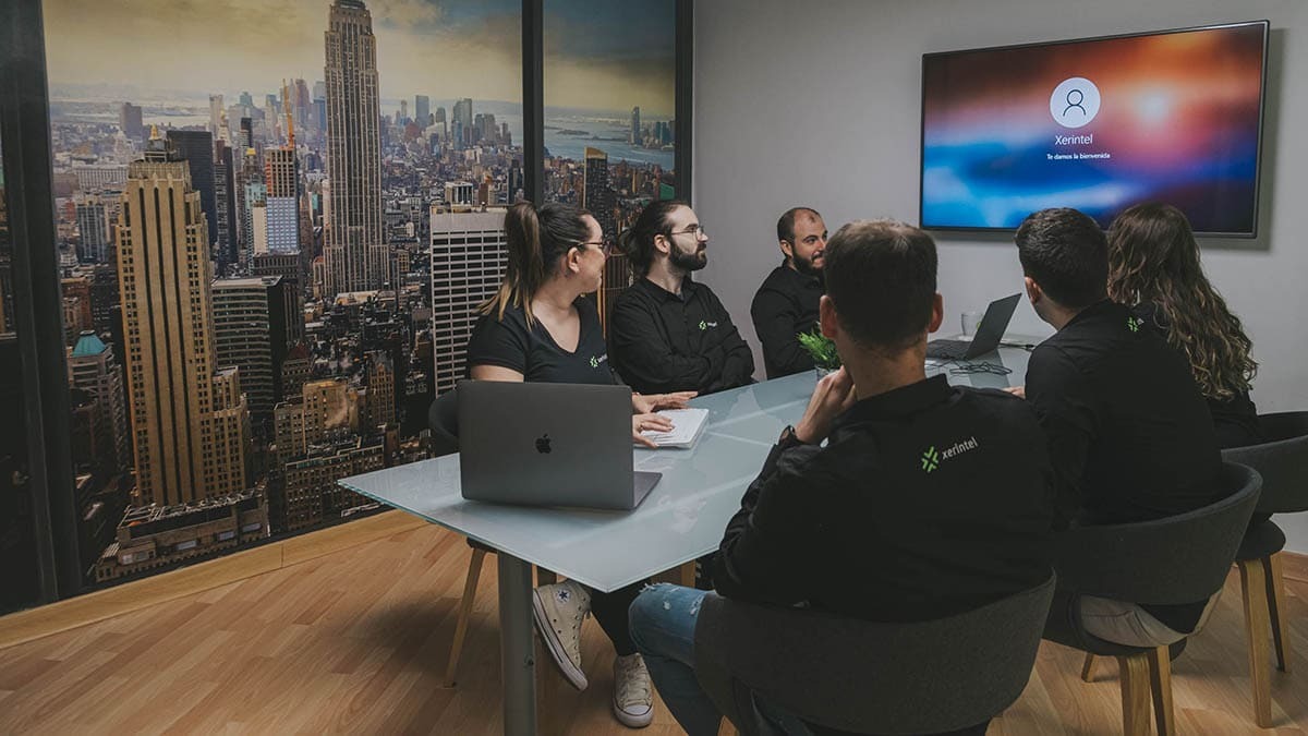 Sala de reuniones en Xerintel