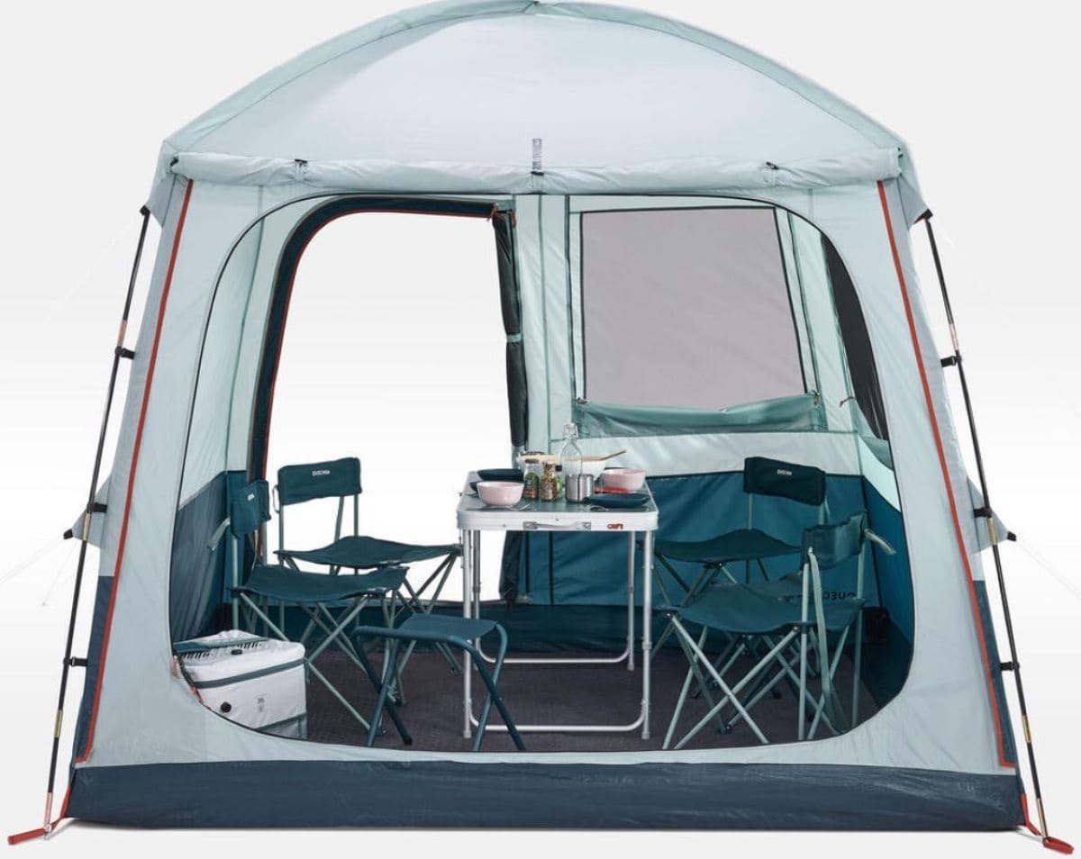 Carpa plegable 6 personas UPF30 Arpenaz Base de Decathlon