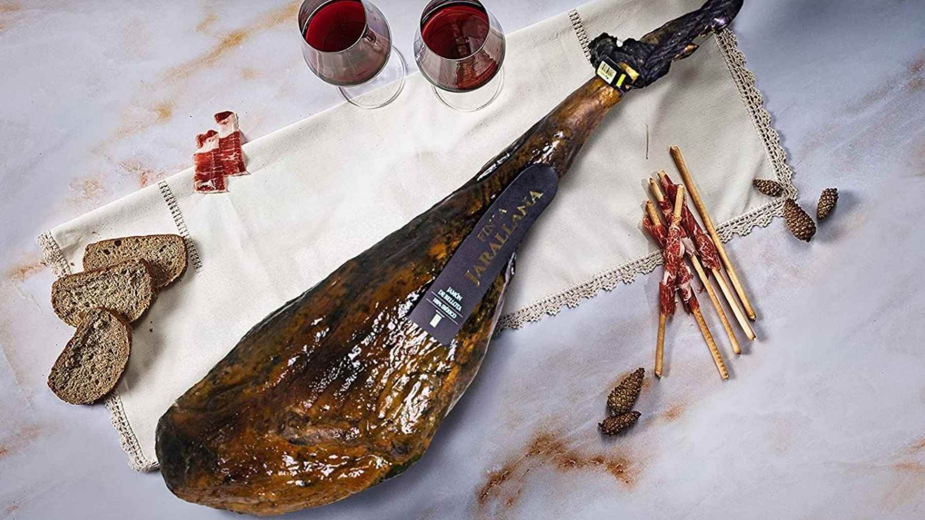 Jamón ibérico de 9 kilos de Finca Jarallana de La Nevera Española 