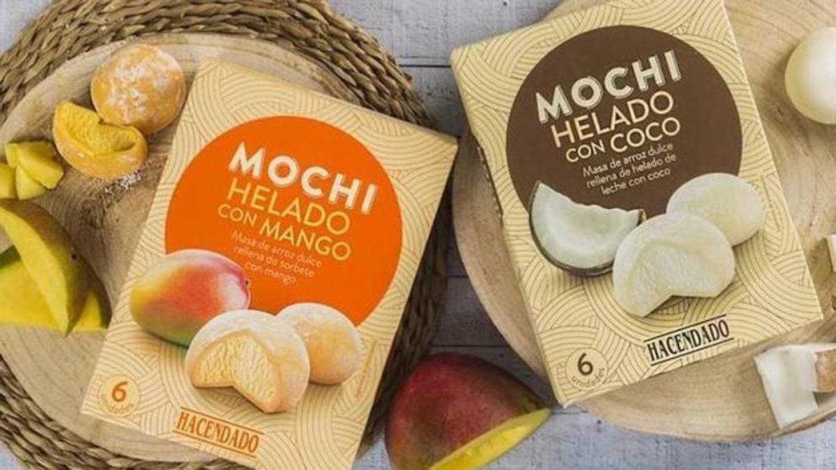 Helados Mochi de sabores tropicales