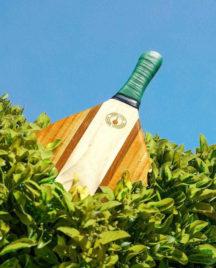 JUEGO DE RAQUETAS DE MADERA DE FRESCOBOL CARIOCA