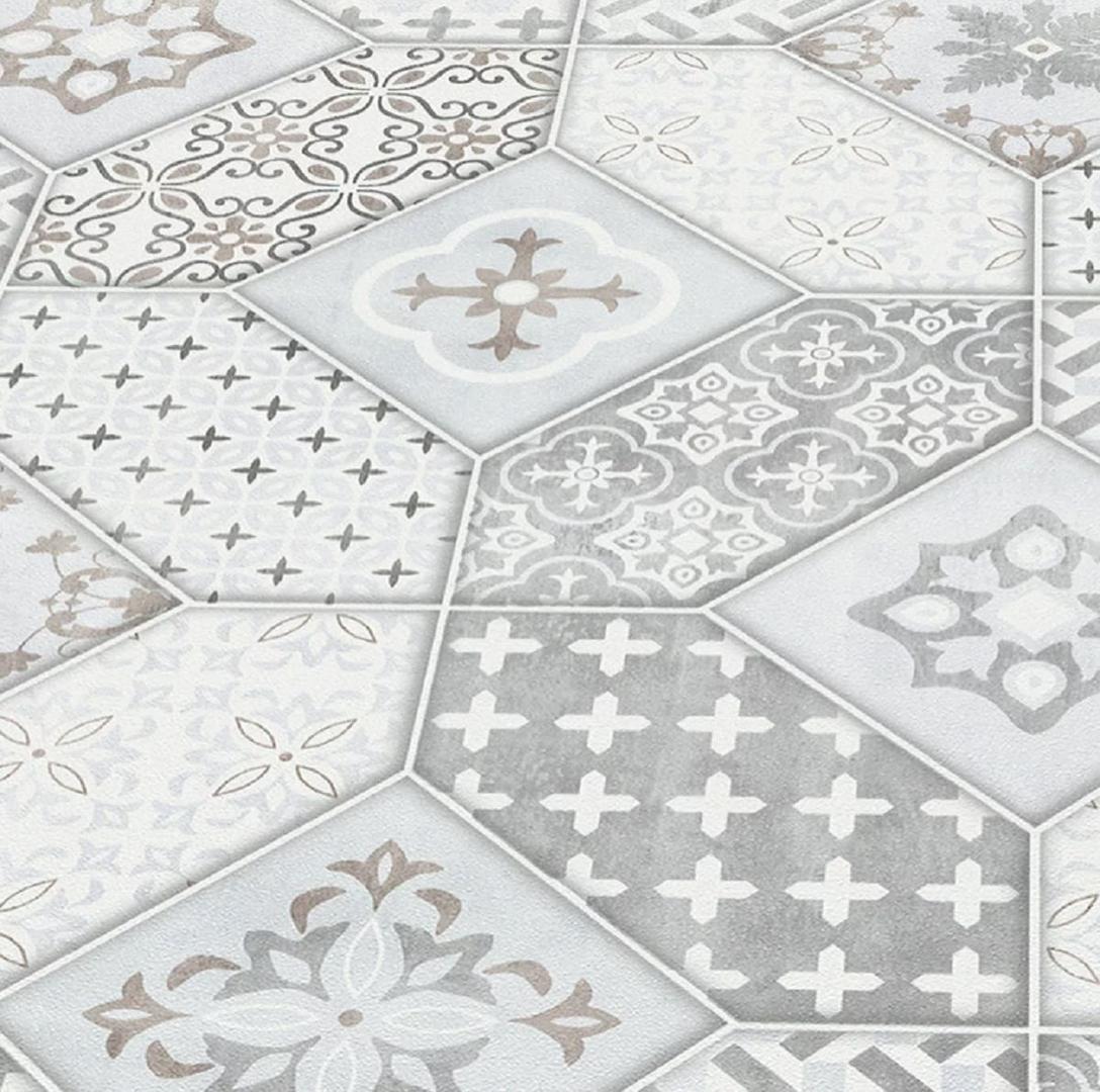 Papel pintado baldosa marroquí