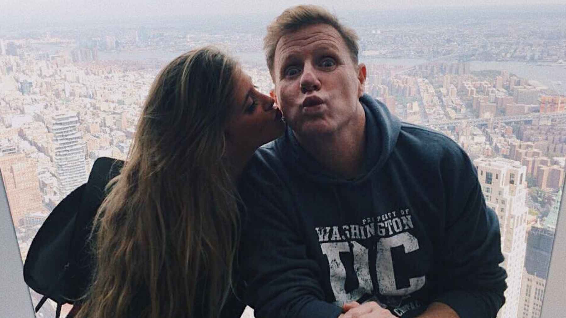 Andrea Cadaval junto a su tío Jorge Cadaval (Los Morancos)