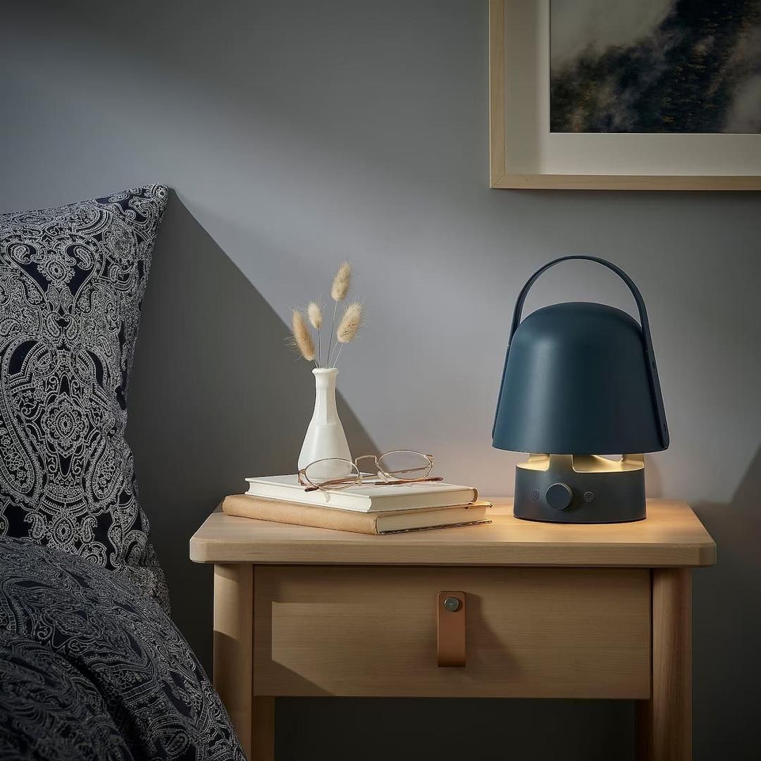 Lámpara altavoz Bluetooth modelo VAPPEBY de Ikea