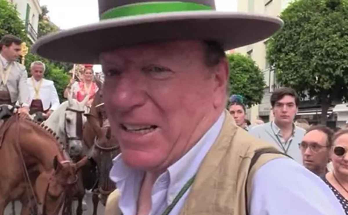 César Cadaval en el inicio del Rocío 2022 en Triana | GTRES