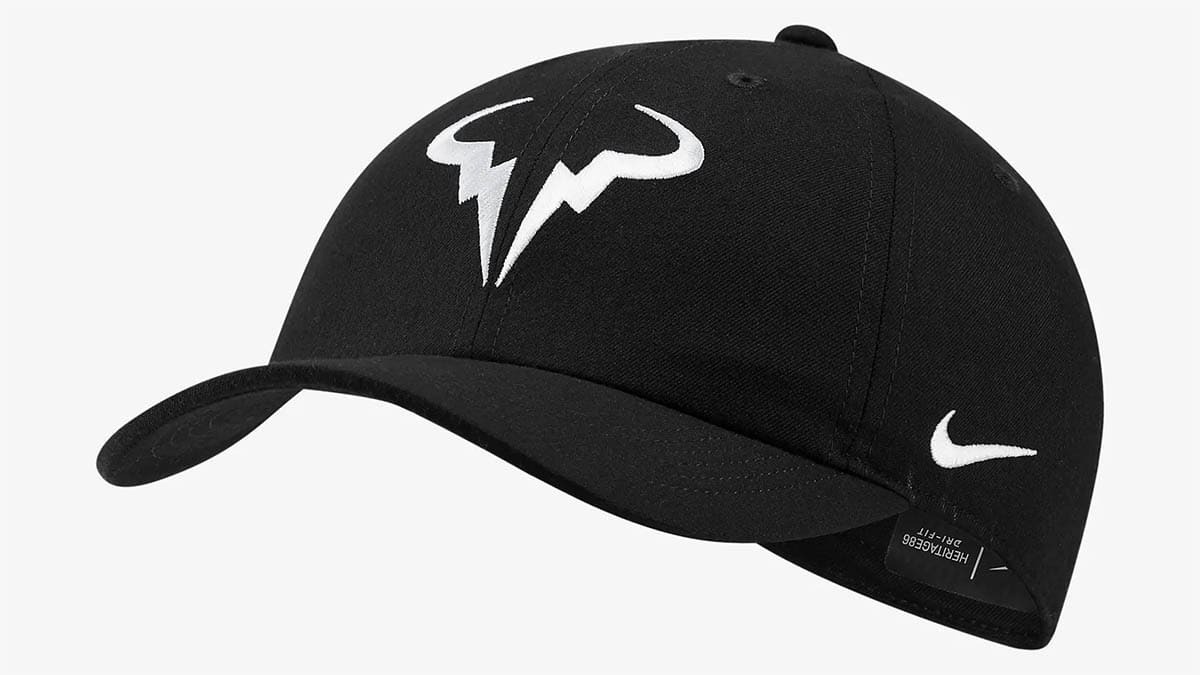 Gorra de Rafael Nadal en Roland Garros - NikeCourt AeroBill Rafa Heritage86