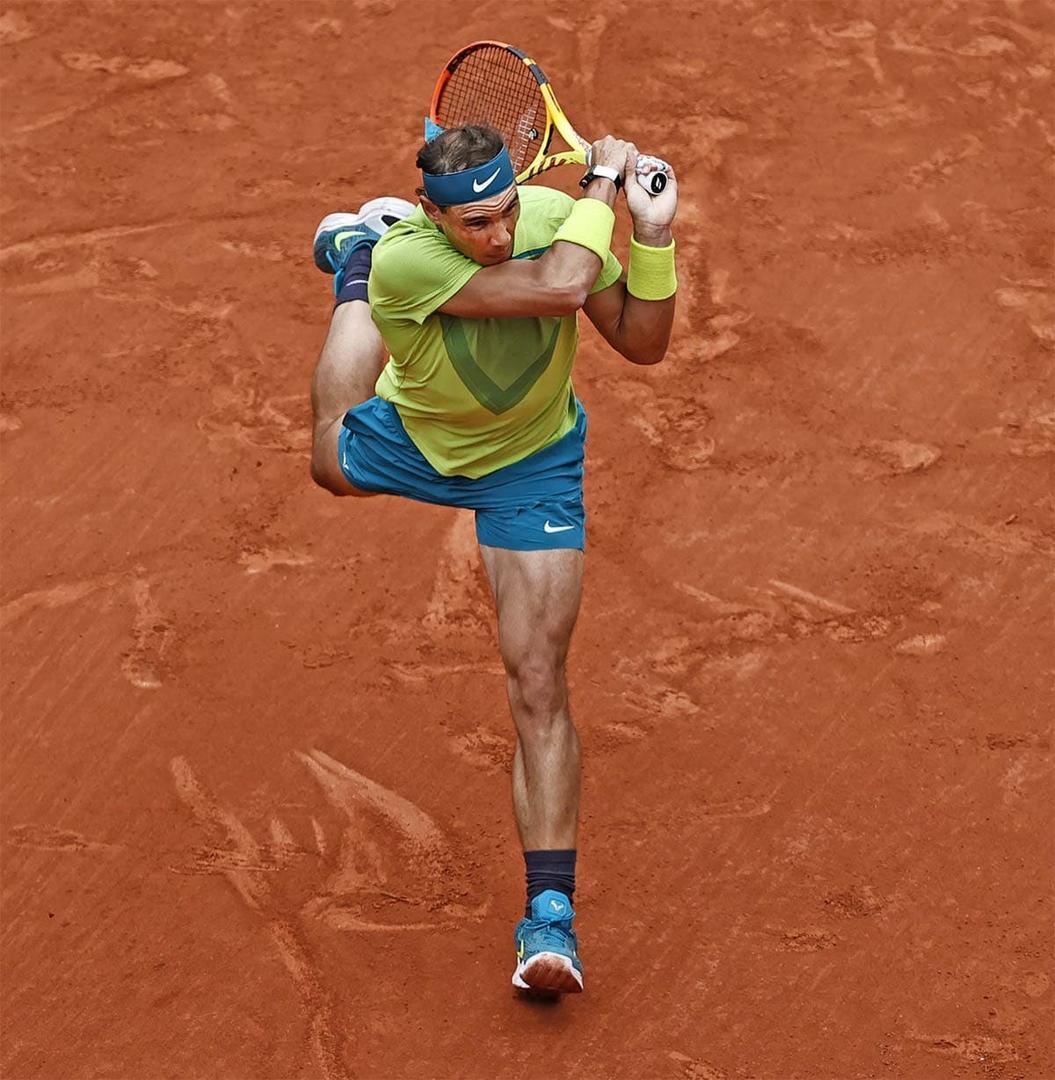 Rafa Nadal en la final de Roland Garros
