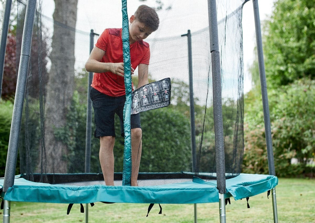 Cama elástica trampolín hexagonal de la firma Domyos