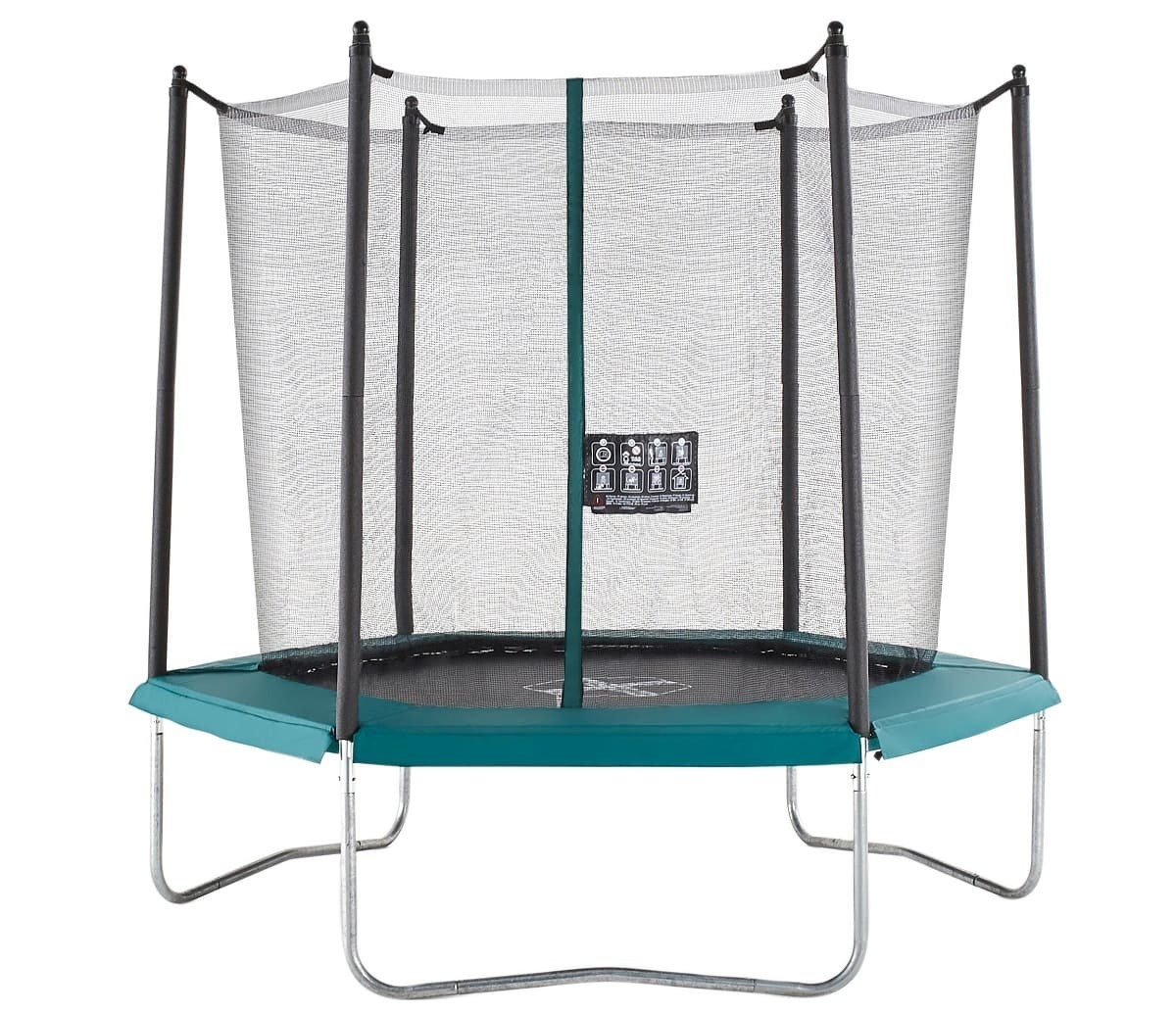 Cama elástica trampolín hexagonal de la firma Domyos