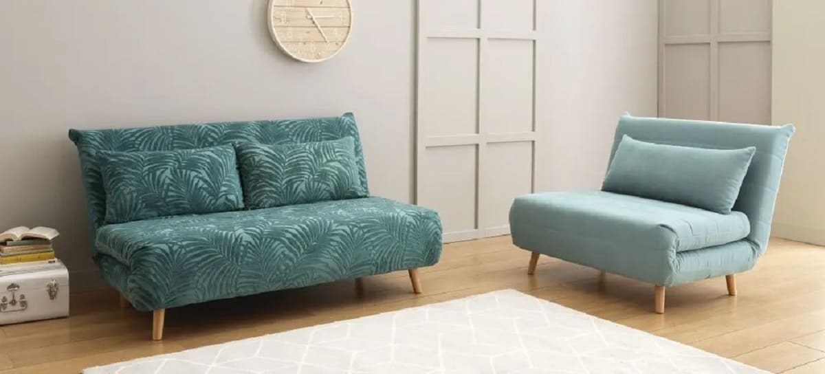 Banqueta-cama de 2 plazas modelo NIO