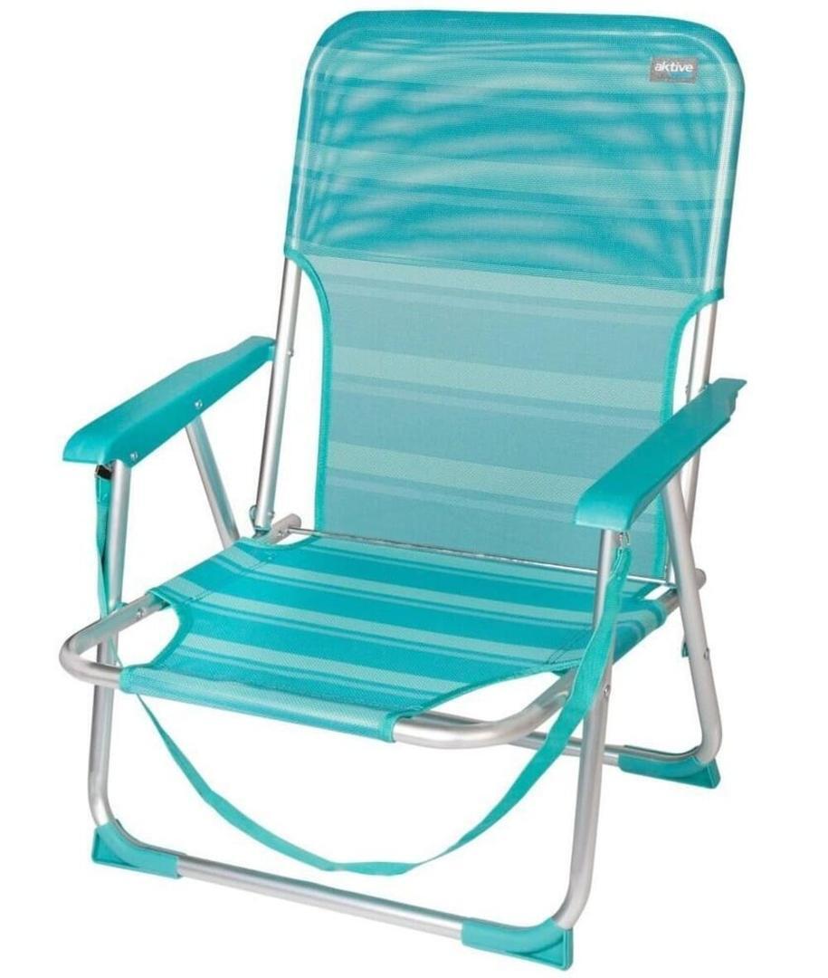 Silla plegable de aluminio AKTIVE