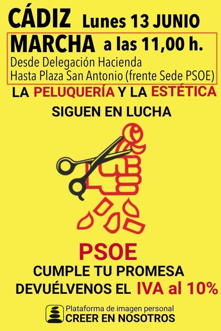 El cartel de la marcha que tendrá lugar el próximo 13 de junio