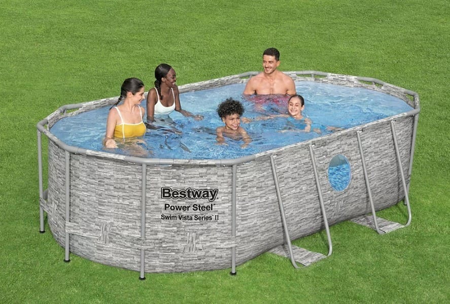 Piscina tubular de PVC ovalada BESTWAY