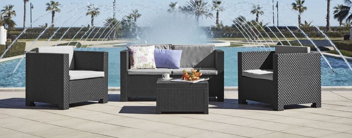 Conjunto de jardín DIVA MEDITERRÁNEO de Leroy Merlin