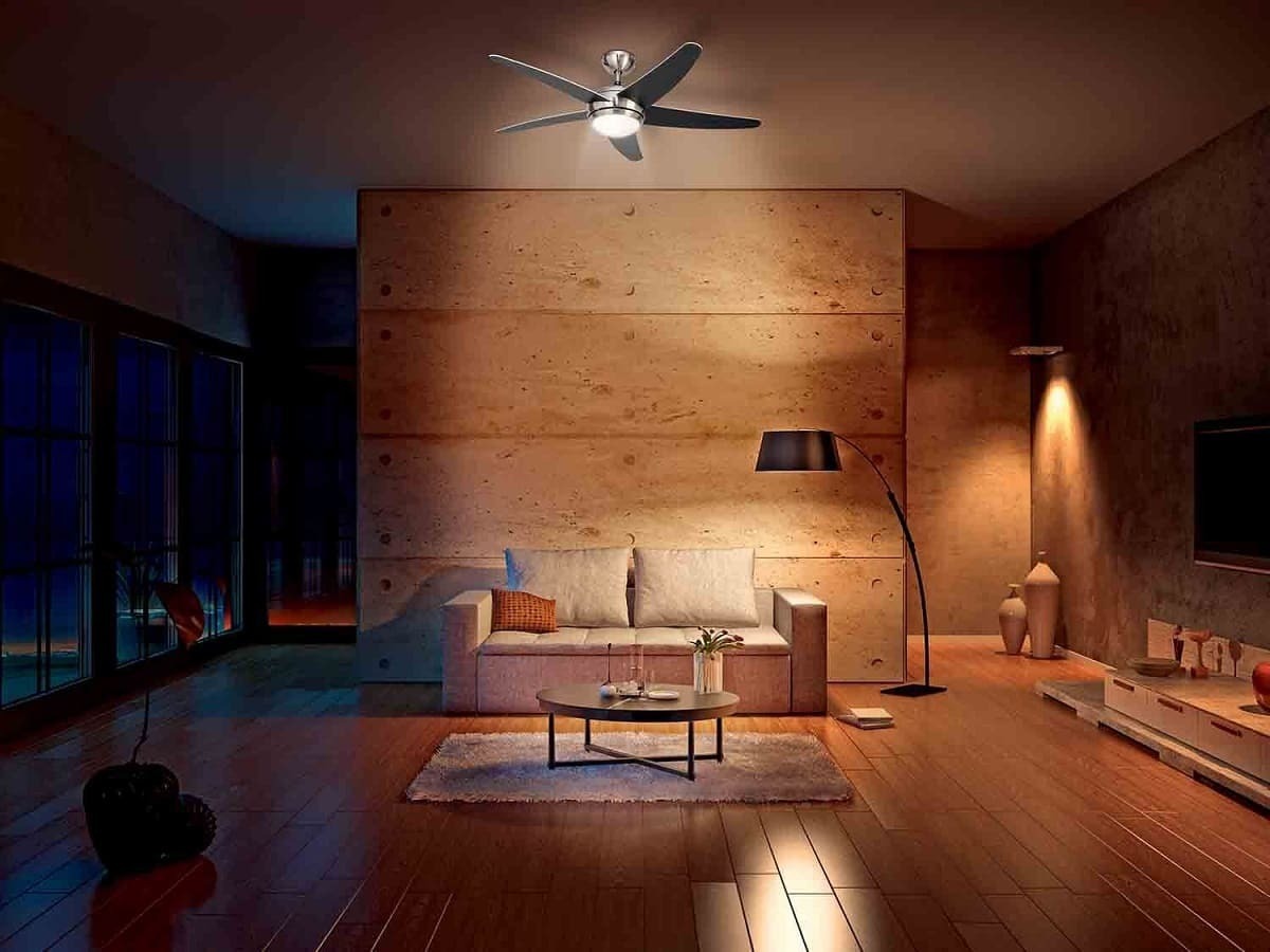 Lámpara LED de techo con ventilador de Lidl