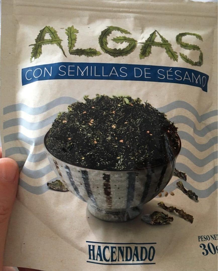Algas con semilla de sésamo