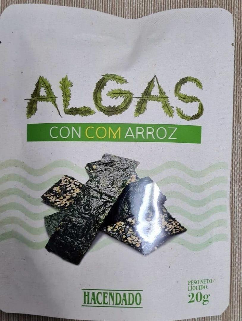 Algas con arroz