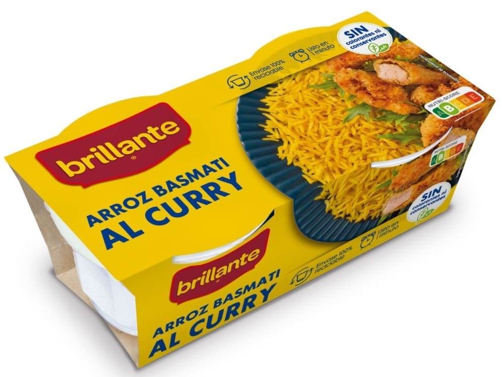 Arroz basmati al curry