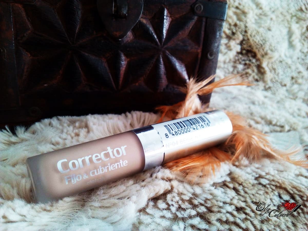 Corrector facial fijo y cubriente