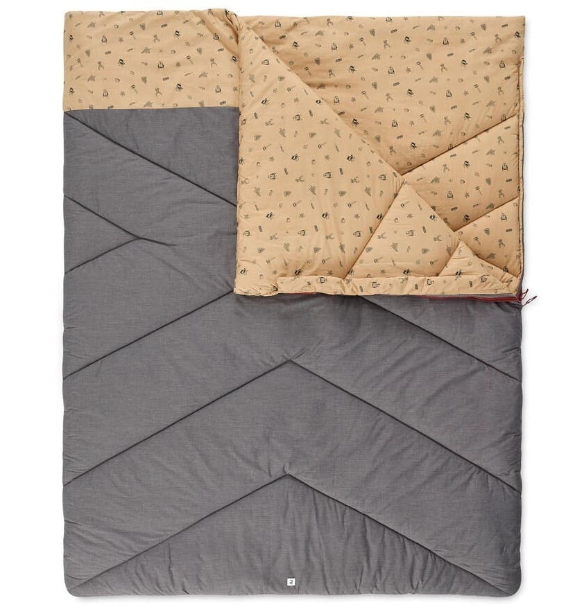 Saco de dormir para 2 personas Arpenaz 10ºC