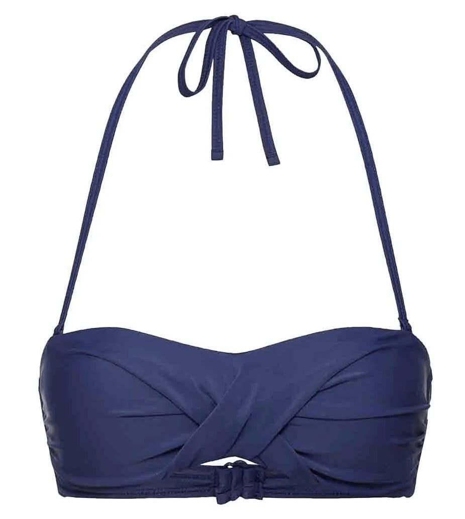 Sujetador de bikini azul para mujer